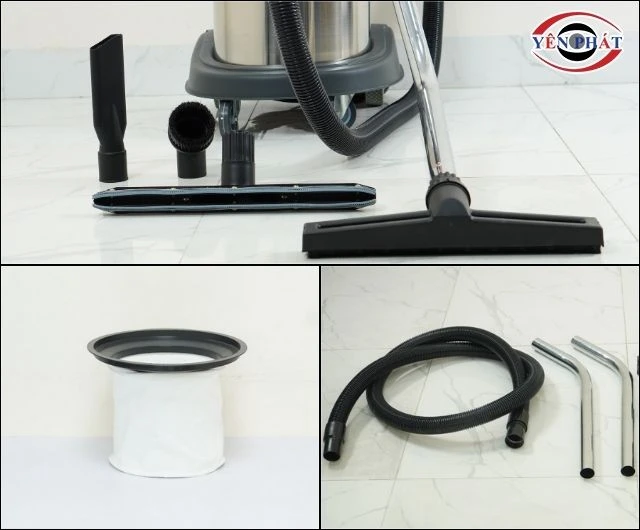 Máy hút bụi Palada PD 802J-3 có đầy đủ phụ kiện