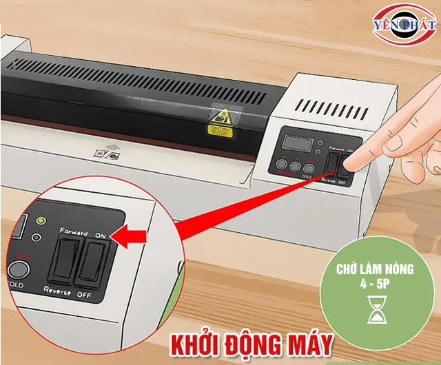 Khởi động máy ép plastic