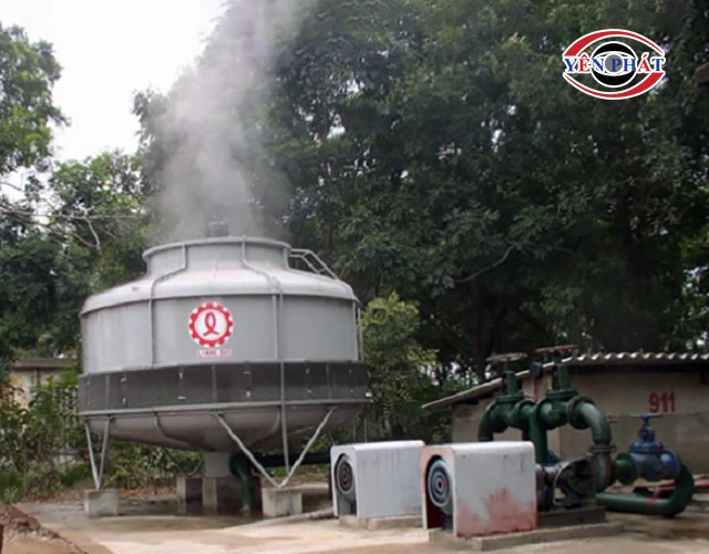 lắp đặt tháp giải nhiệt nơi không phù hợp