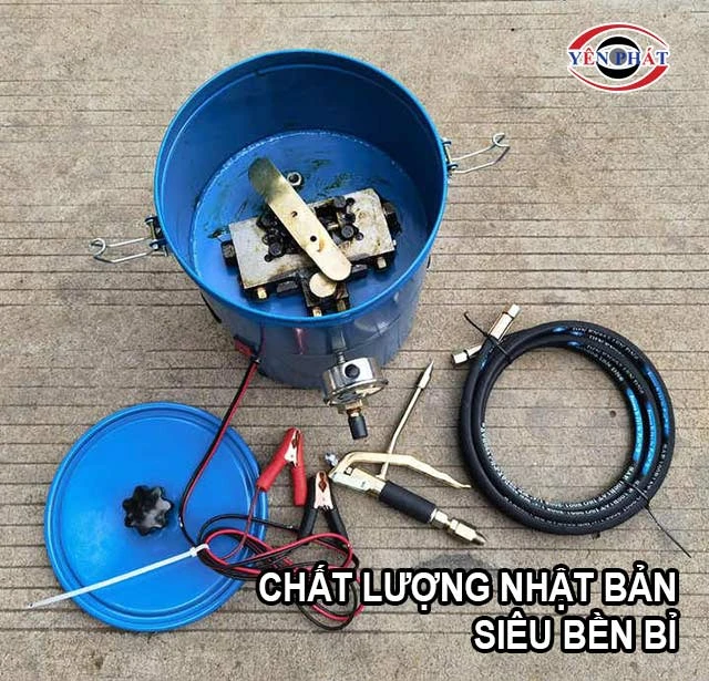 máy bơm mỡ Nhật Bản siêu bền bỉ