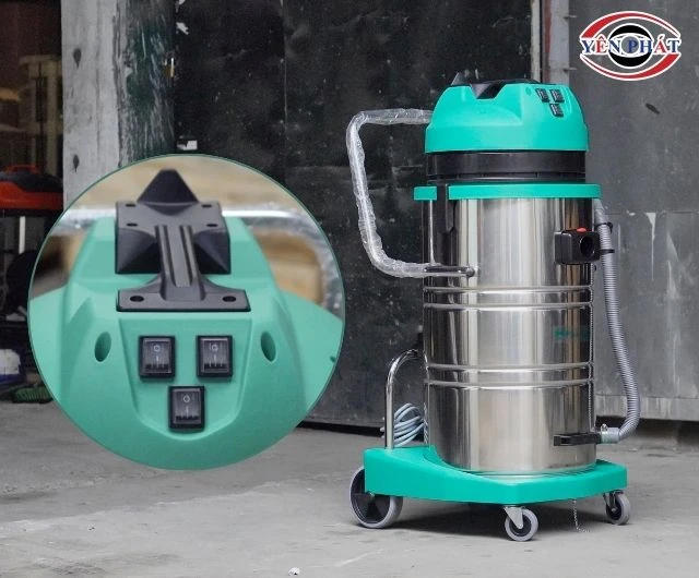 Máy hút bụi Palada PD 802J-3 có 3 nút bấm điều khiển 3 motor