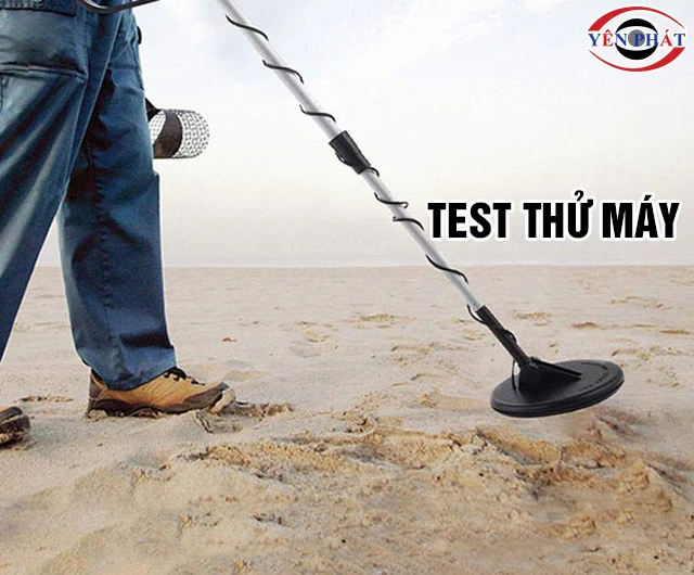 Test máy dò kim loại cũ
