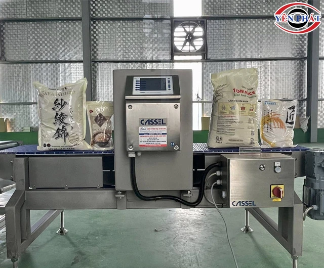 Máy dò kim loại gạo bảo vệ máy móc