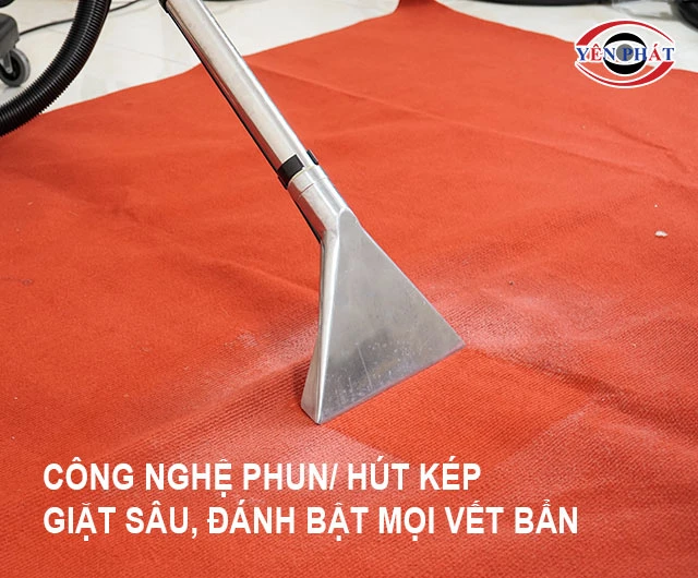 Công nghệ giặt sâu, phun hút kép