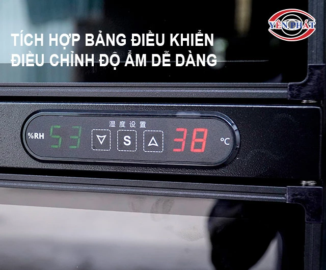 bảng điều khiển của tủ chống ẩm