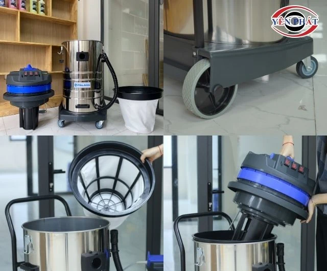 Cách lắp máy hút bụi Palada PD80A 