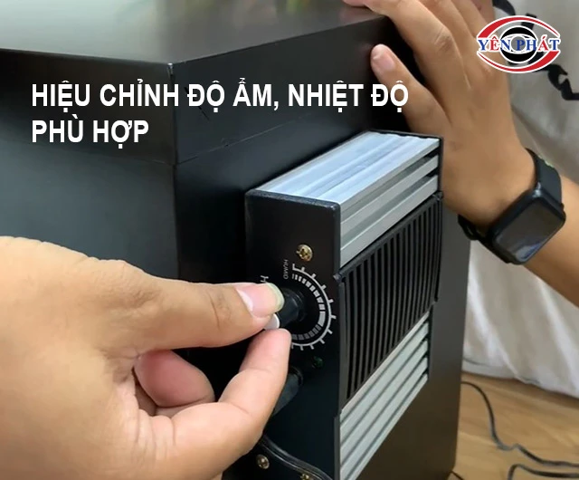 hiệu chỉnh độ ẩm phù hợp