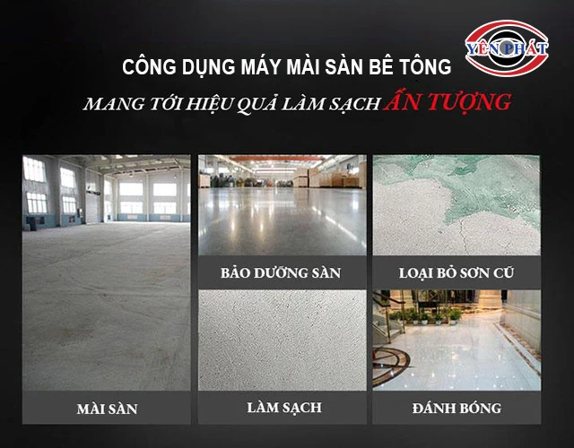 Công dụng của máy mài sàn bê tông
