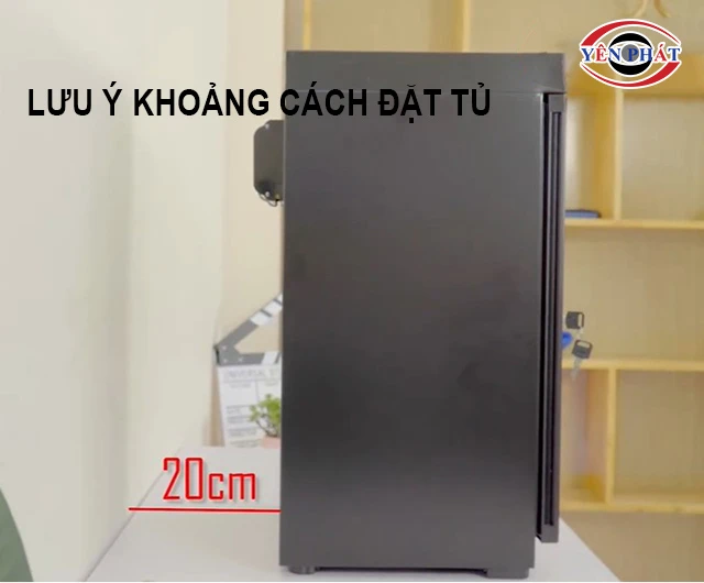 lưu ý khoảng cách đặt tủ chống ẩm