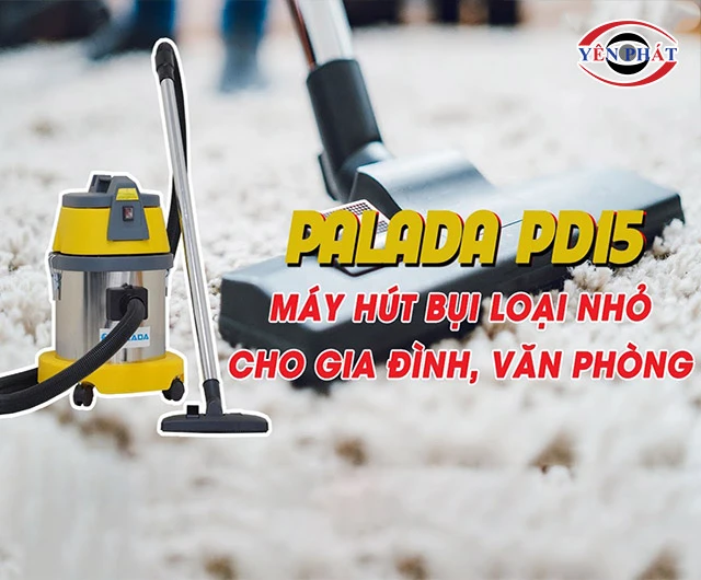 máy hút bụi nước công nghiệp nhỏ Palada PD15
