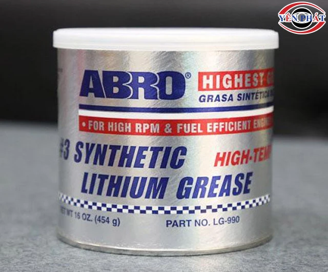 Mỡ bò chịu nhiệt Mỹ Abro Synthetic Lithium Grease