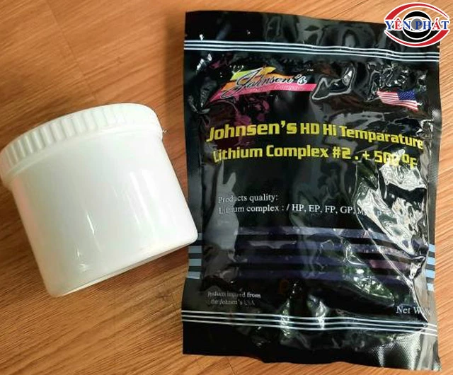 Mỡ bò chịu nhiệt Mỹ Johnsens HD Hi‑Temperature Lithium Complex #2