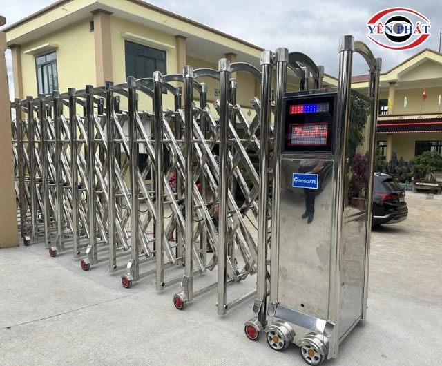 Bảng giá cổng xếp inox Hải Phòng: Siêu rẻ, Ưu đãi 30%