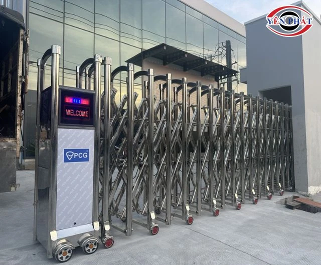 Giá cổng xếp inox Hải Phòng