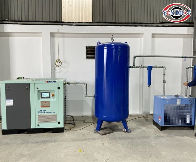 Khởi động máy nén khí trục vít