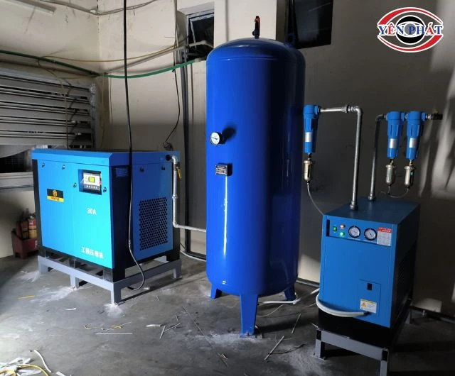 Lưu ý vận hành máy nén khí trục vít