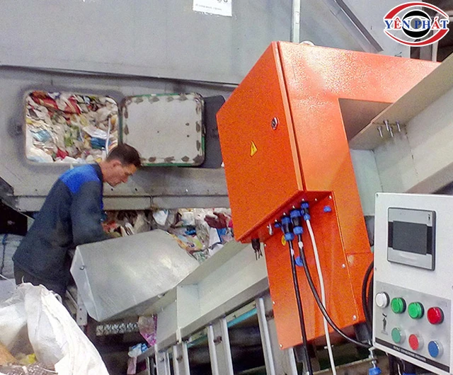 Máy dò kim loại Nissin ngành tái chế