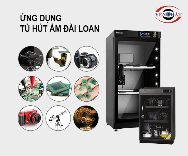 Ứng dụng của tủ hút ẩm Đài Loan
