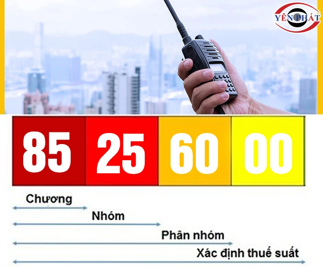 HS Code bộ đàm cầm tay