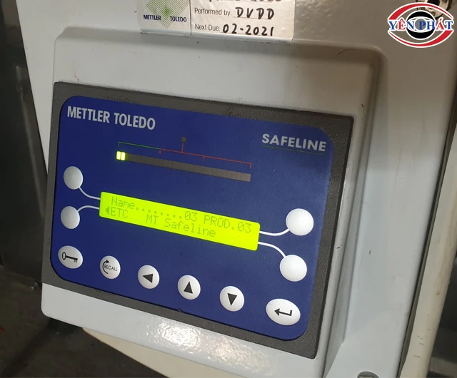 Máy dò kim loại Mettler Toledo tự học