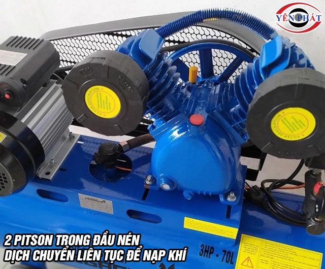 Cơ chế nén khí máy nén khí Pegasus TM-V-0.25/8-70L