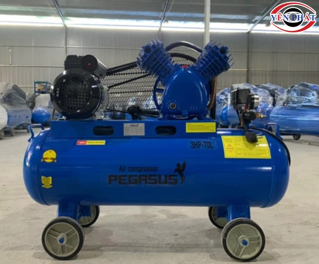Máy nén khí Pegasus TM-V-0.25/8-70L bình nén lớn