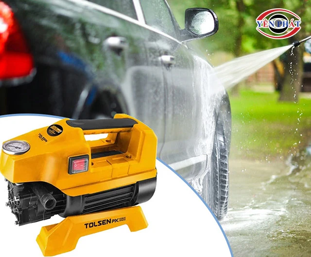 sử dụng máy xịt rửa xe Tolsen