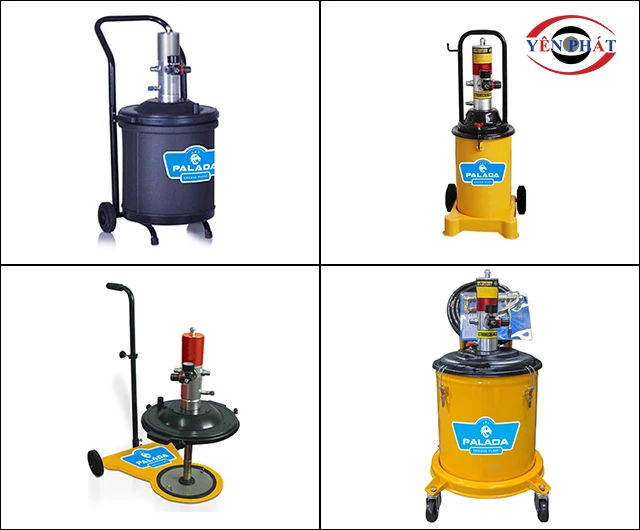 Máy bơm mỡ Palada khí nén 