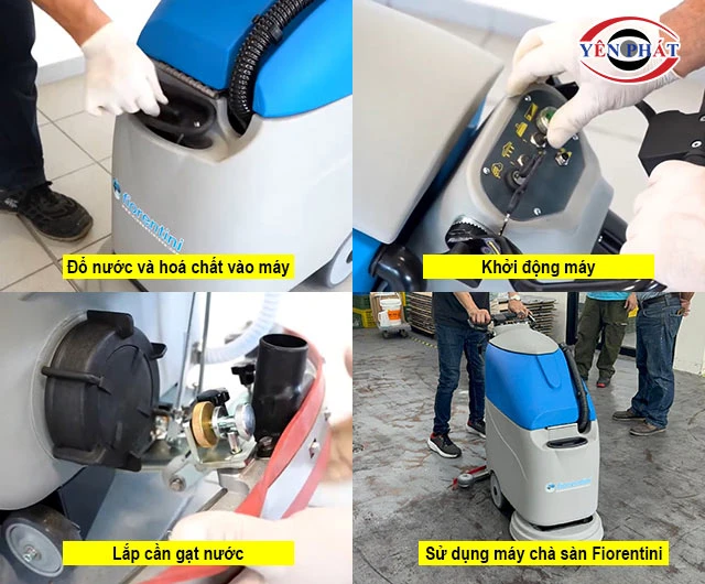 sử dụng máy chà sàn Fiorentini