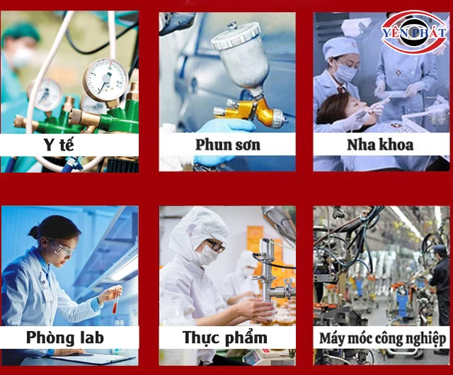 Ứng dụng máy nén khí Pegasus TM-OF1100X4-330L