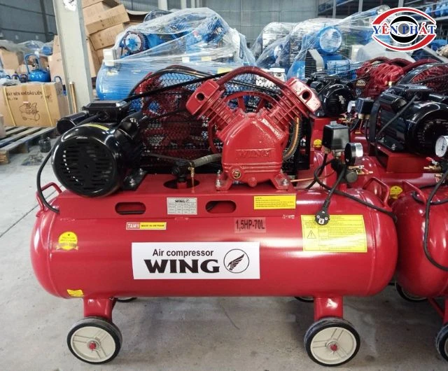 Máy nén khí Wing TW-V-0.12/8-70L chạy êm