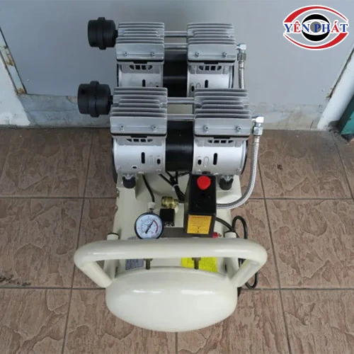 Máy nén hơi mini không dầu giảm âm Wing TW-OF750X2-50 2