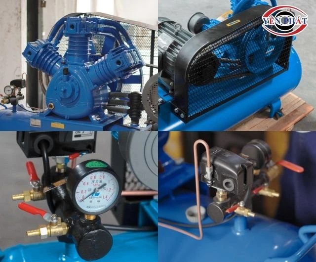 Máy nén khí công nghiệp Palada PA-15500 kết cấu gọn