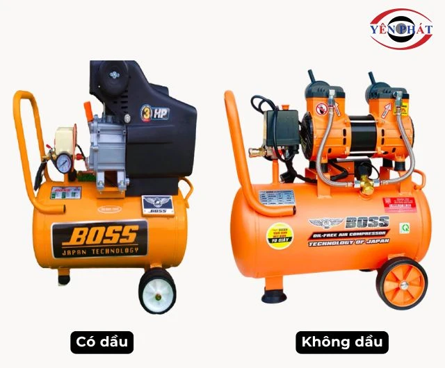 Phân loại máy nén khí Boss