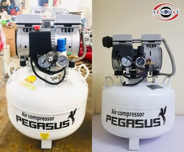 Máy nén khí Pegasus TM-OF550-40L có dung tích vừa đủ