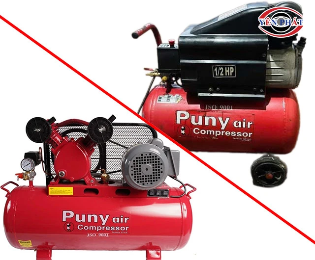 phân loại máy khí nén Puny theo kết cấu