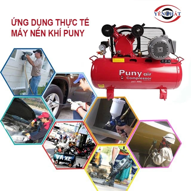 Ứng dụng của máy nén khí Puny