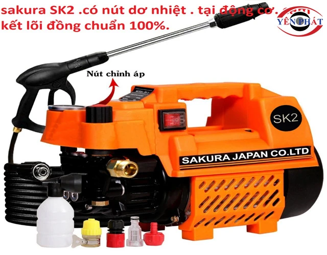 Máy xịt rửa xe Sakura SK2