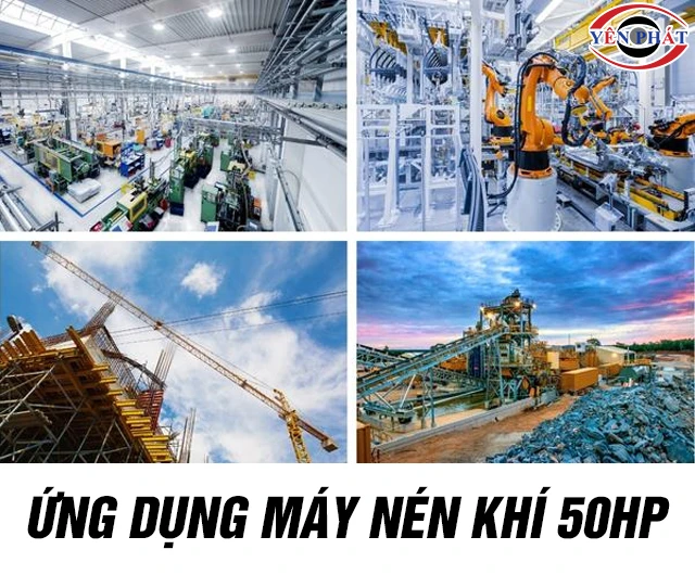 Ứng dụng máy nén khí 50HP