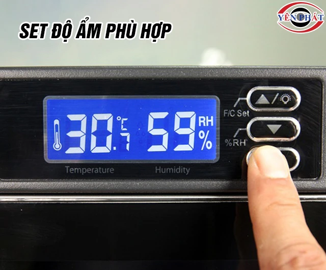 Cài đặt tủ chống ẩm Nikatei NC-30C