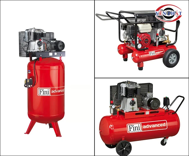 Máy khí nén có dầu Fini