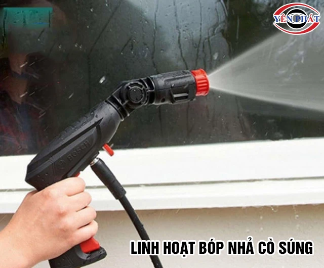Dùng súng máy rửa xe đúng cách