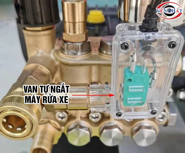 máy rửa xe không tự ngắt do van tự ngắt bị hỏng