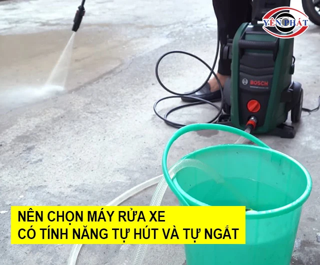 Chọn máy có tính năng tự hút
