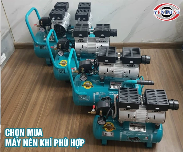 Chọn mua máy nén khí Jetman