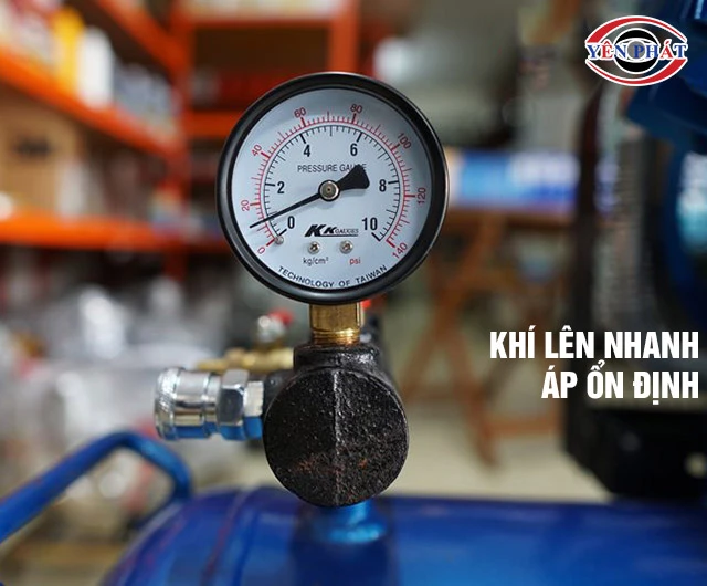 Đồng hồ đo áp máy nén khí Jetman