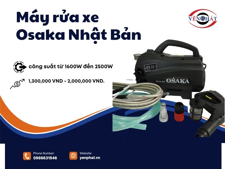 Máy rửa xe Osaka Nhật Bản