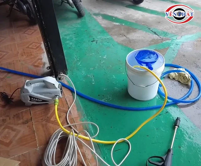 sử dụng máy rửa xe Kasaki