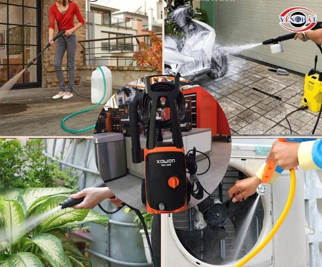 Ứng dụng thực tế của máy rửa xe Kowon