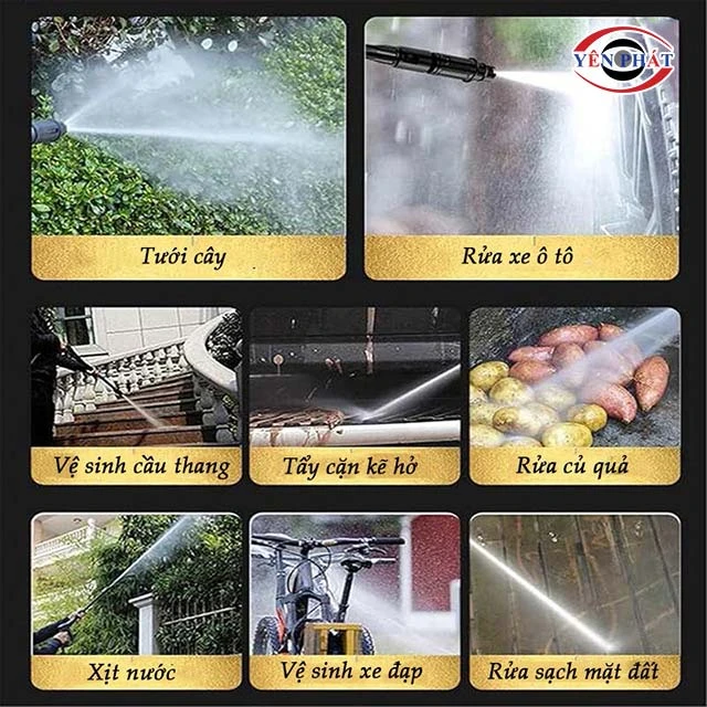 Ứng dụng của máy phun rửa xe Kasaki